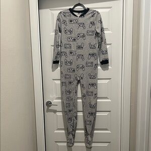 Carter's Gray Gamer Print Footie